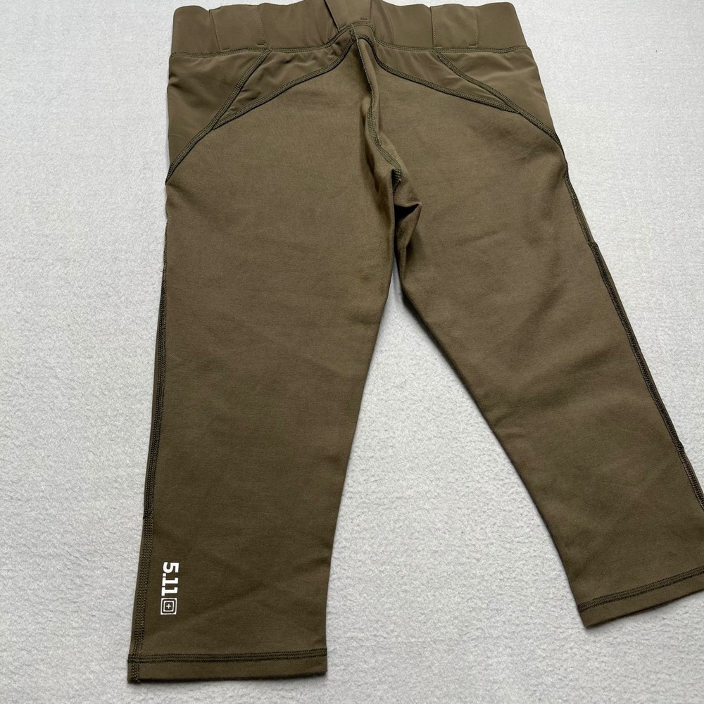 5.11 Tactical Raven Range‎ Capri Pants Womens Medium Tundra Brown 64408 Leggings